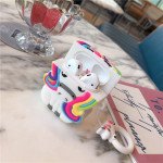 Wholesale Cute Design Cartoon Silicone Cover Skin for Airpod (1 / 2) Charging Case (Full Unicorn)